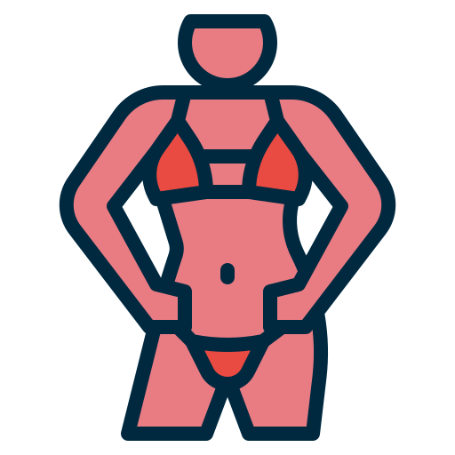 Bikini Generic Color Outline Icon