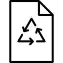 papel reciclado icon