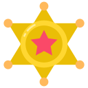 insignia del sheriff icon