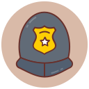 casco de policia 