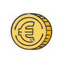 moneda euro icon