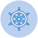 rueda de la nave icon