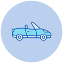 coche descapotable icon