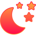 luna y estrellas icon