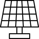 Solar panel icon