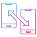 transferencia de datos icon