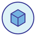 cubo 3d icon