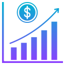 crecimiento de beneficios icon