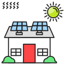 casa solar icon