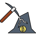 minería bitcoin icon