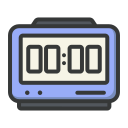 reloj digital icon