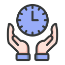 manecillas del reloj icon