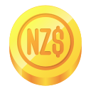 dolar de nueva zelanda icon