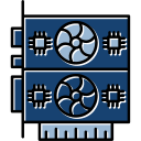 tarjeta grafica icon