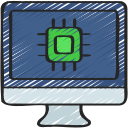 chip de computadora icon