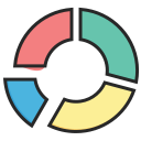 gráfico circular icon