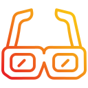 gafas 3d icon