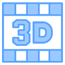 pelicula 3d icon