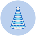 sombrero de fiesta icon