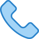Blue Phone Icon transparent PNG - StickPNG