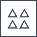 driehoeken icoon