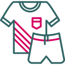 ropa de deporte icon