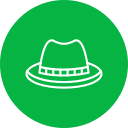 sombrero de fieltro 