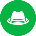 sombrero de fieltro icon