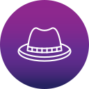 sombrero de fieltro icon