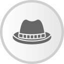 sombrero de fieltro 