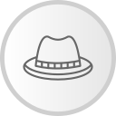 sombrero de fieltro 