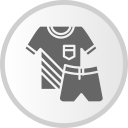 ropa de deporte icon