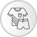 ropa de deporte icon