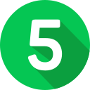 número 5 icon