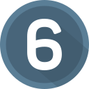 número 6 icon