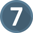 numero 7 icon