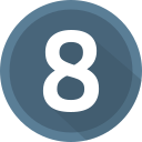 numero 8 icon