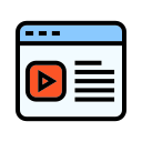 video tutorial icon