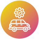 servicio de auto icon