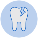 caries dental icon