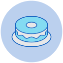 pastel de gasa icon