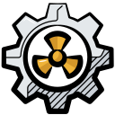 energía nuclear icon