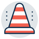 cone de tráfego 