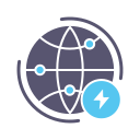 Globe earth icon