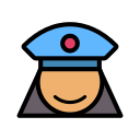 mujer policía icon