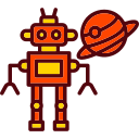 robot espacial icon