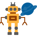 robot espacial icon