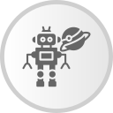 robot espacial icon