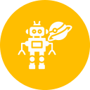 robot espacial icon