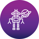 robot espacial icon